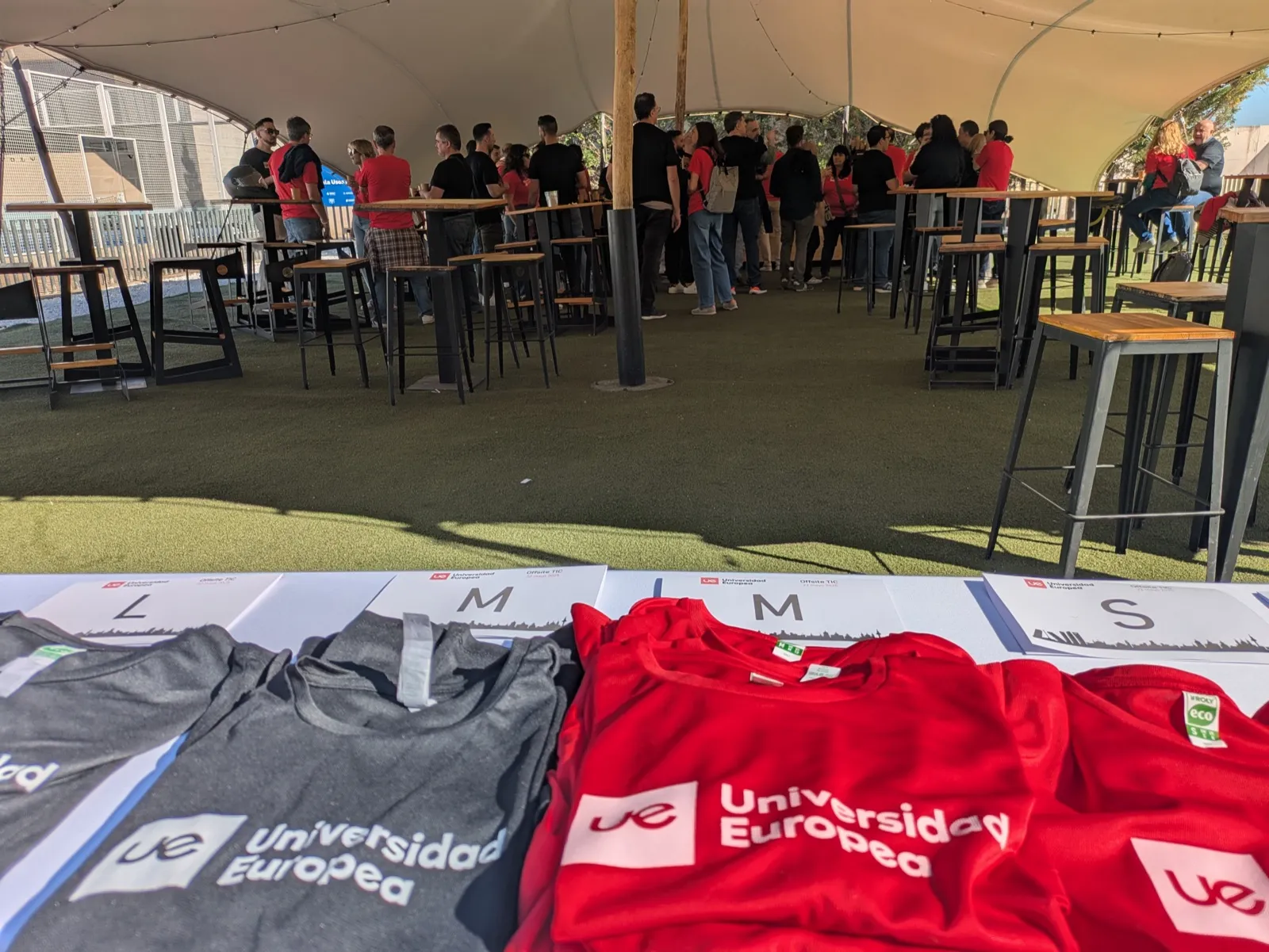 Camisetas personalizadas preparadas para el equipo