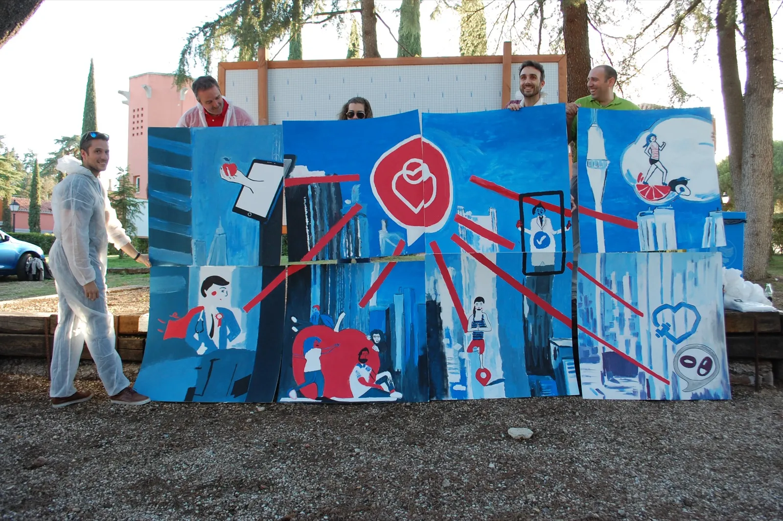 Actividad de team building: Mural Conjunto