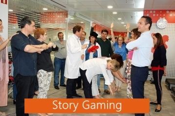 Team Building Networking StoryGaming Miniatura