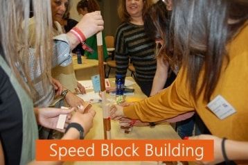 Team Building Networking SpeedBlockBuilding Miniatura